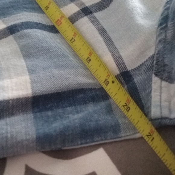 Sanctuary Blue Plaid Bomber Jacket SZ S - Picture 8 of 9